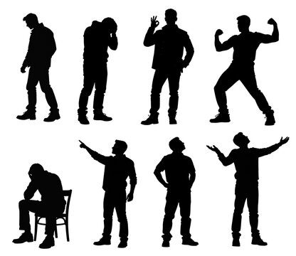 IT業界・ビジネス資料に使えるシルエット素材集Silhouette Resources for Tech Industry & Business Presentations	