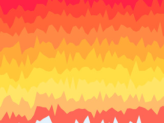 Naklejka premium Bold Abstract Color Layers Jagged Edge Background