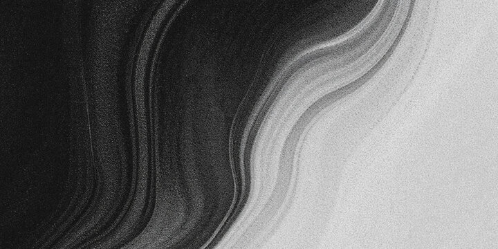 Abstract asphalt road crack texture in black and white minimalist close-up