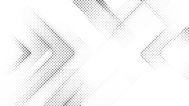 Minimal halftone diagonal line pattern with soft fading pixel dots creating abstract geometric motion effect, clean modern monochrome background ideal for posters digital layouts presentations 