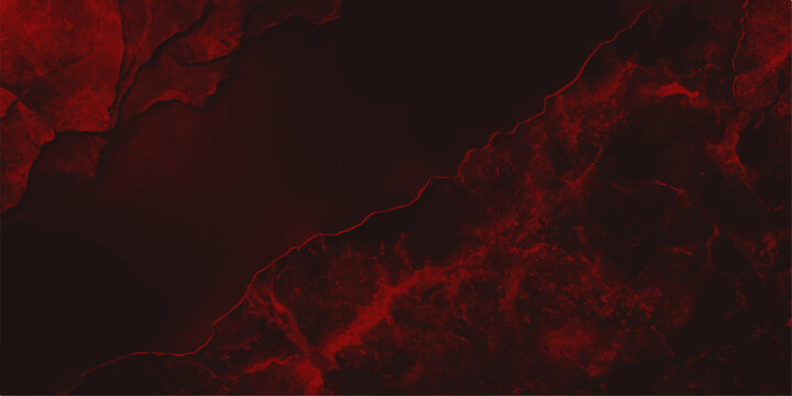 An abstract grunge texture of a burning red and orange flame inside a dark cave creates a hot, bleeding wall background illustration for art design wallpaper