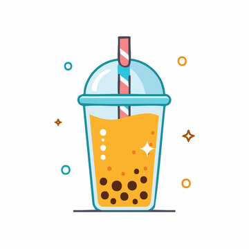 Bubble Tea Illustration
