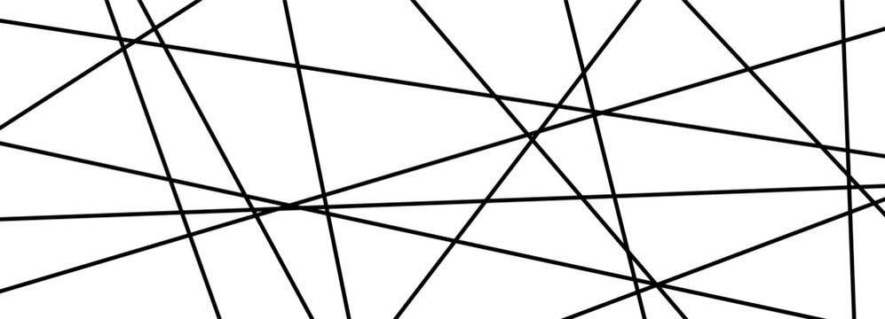 Chaos stripe line with pattern geometric messy for chaotic lines straight. Texture abstract random with irregular graphic grid for black diagonal design. Interior unusual chaos with vector.