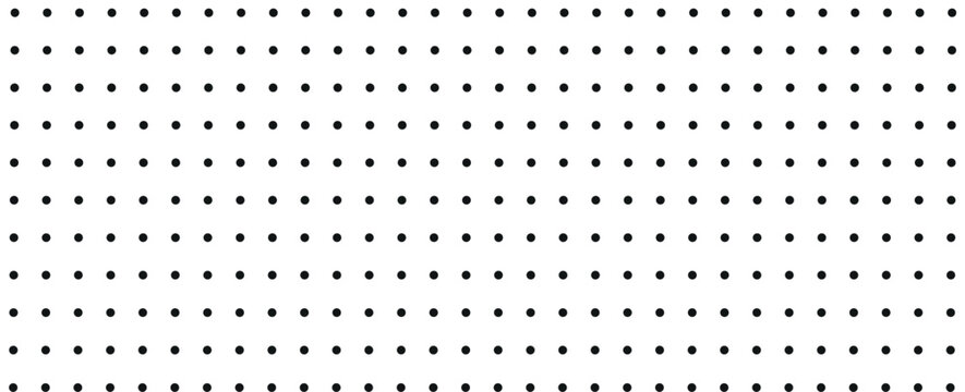 Background with monochrome dotted texture. Polka dot pattern template. vector il[ustration
