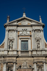 Obraz premium Basilica of Santa Maria in Porto is one of the most important Baroque religious monuments in Ravenna. Built over a long period between the XVI and XVIII centuries. RAVENNA, ITALY.