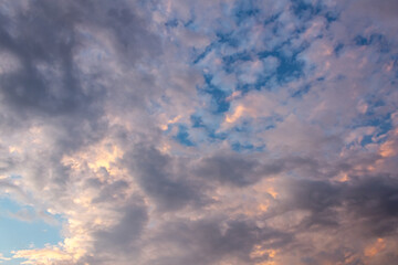 Obraz premium beautiful sky at sunset