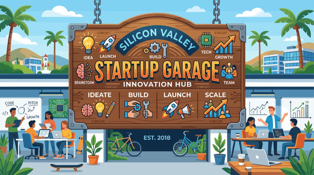 Silicon Valley Startup Garage The Innovation Hub for Ideation, Building, Launching, and Scaling Ventures