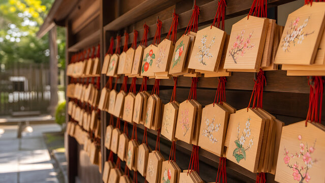 Ema Prayer Plaques Wall Background