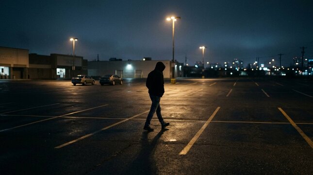 people walking on the street at night