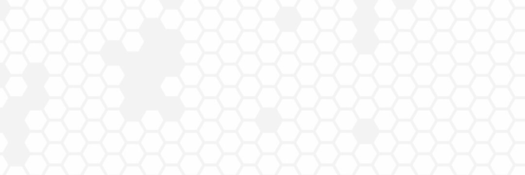 Honeycomb patterned wood panels in hexagonal shape background. Abstract white hexagon concept background. vector banner design. Hexagons pattern.