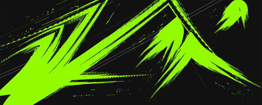 Racing cars decals vibrant abstract design, dynamic colorful graphic vinyl wraps. Stripe sticker for cars,