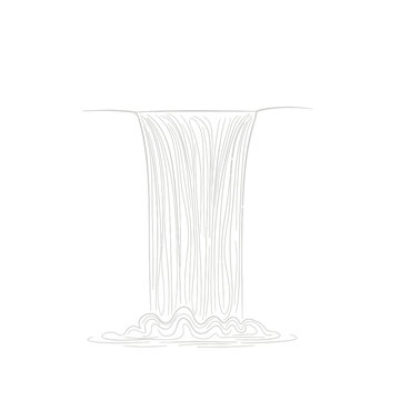 White vertical lines descending on transparent background for minimalist design