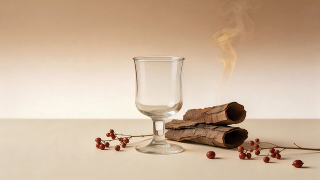 TCM Brand Visual, Prepared Polygonatum with Chinese Refined Aesthetic and Natural Healing Atmosphere	