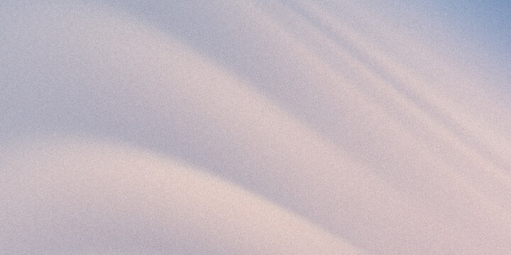 Soft pink and blue sunset clouds in the evening sky illustration