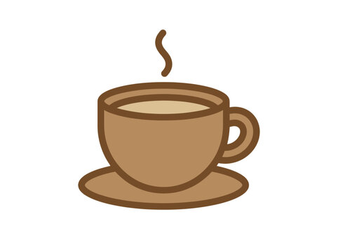 A steaming hot cup of coffee.
