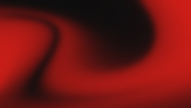 The red color goes from black to black with a micro-texture pattern that resembles a halftone pattern or a fine pixel structure. This pattern gives a sense of depth and dimension to the surface that l