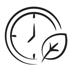 Fototapeta premium Green Clock