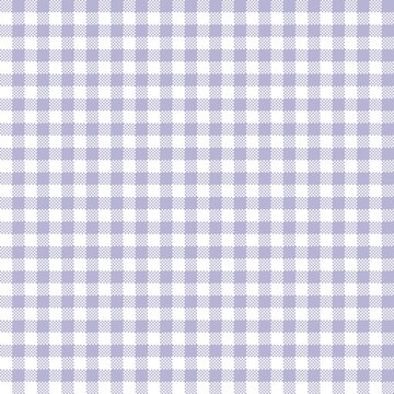Seamless muted indigo blue gingham check pattern. Classic chequerboard plaid background for fabric, tablecloth, wallpaper, and textile design.