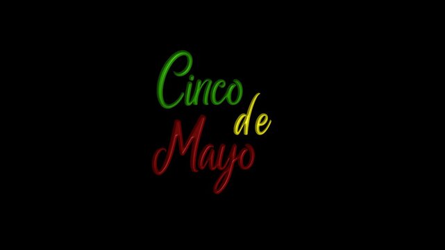 Abstract background animation featuring a glowing neon green line tracing a smooth script letter E or loop shape. Clean dynamic light trail  element on a transparent alpha channel background