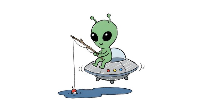aliens fishing