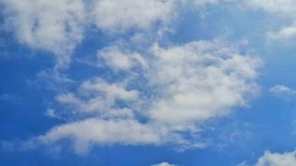 Fototapeta premium clear blue sky with white clouds