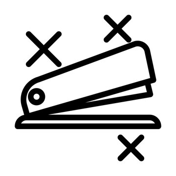Stapler icon design template