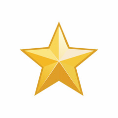 Obraz premium Golden Star Icon