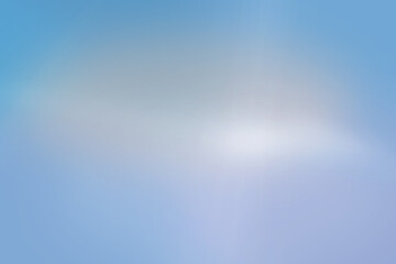 Fototapeta premium Soft blue gradient blur background for minimalist design with copy space