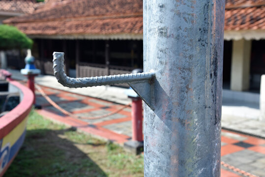 monopole or single pole tower structure which is commonly used for various technical purposes