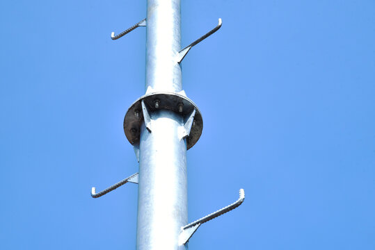 monopole or single pole tower structure which is commonly used for various technical purposes