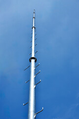 Obraz premium monopole or single pole tower structure which is commonly used for various technical purposes