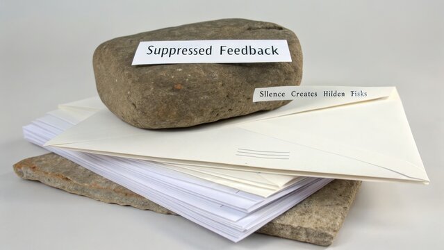 Suppressed Feedback Hidden Beneath Stacked Envelopes and Stone
