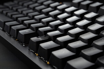 Obraz premium Orthographic Mechanical Keyboard Texture