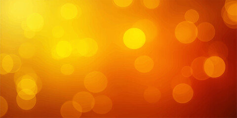 A bright golden abstract bokeh background features glowing yellow lights and shiny glitter circles in a festive blurred design perfect for holiday night celebrations © fart and poop