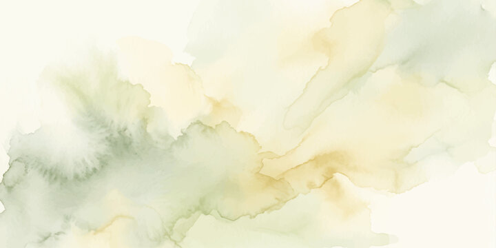 Abstract watercolor sky background with soft clouds, blue tones, vintage texture and natural cloudscape design