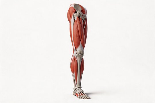 Human leg muscle anatomy