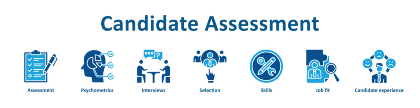 -Candidate Assessment icon banner and collection