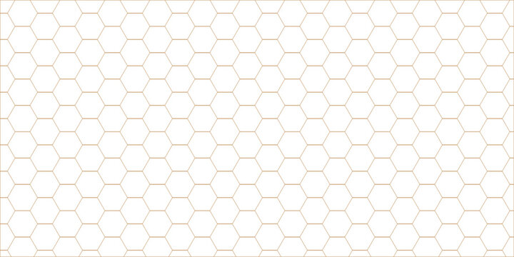 Light beige hexagonal vector background with seamless geometric honeycomb pattern, ideal for modern design projects, abstract visuals, and creative illustration applications
