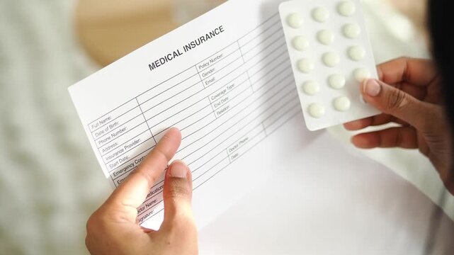 Choosing medical insurance and handling prescription pills