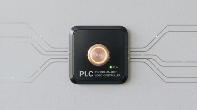 Programmable Logic Controller, Industrial Automation Device, Black Electronic Component, Circuit Board Design