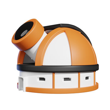 Observatorium 3D Illustration