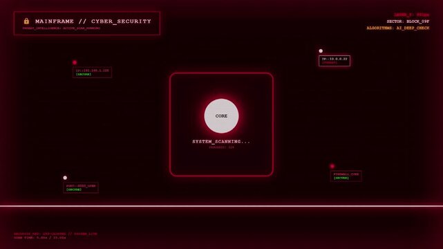 Malicious Traffic Filter Monitor Displaying Automated System Isolation Protocol Execution Logs And Threat Level Vector Matrix Assessment Red HUD Software Screen.