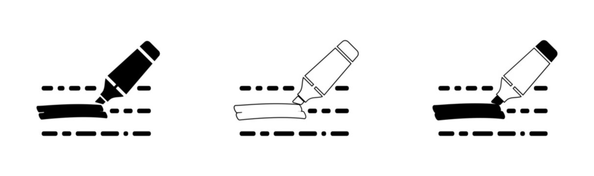Film slate clapper board icons