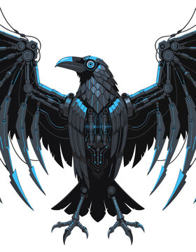 Floating Crystal Wolf Transparent Background Fantasy Art