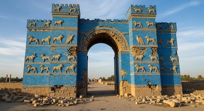 Ishtar Gate with Babylon. (3)