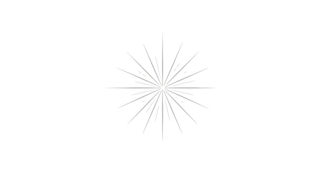 Grey starburst design element icon.