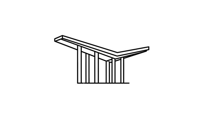Detailed drawing of a capital.