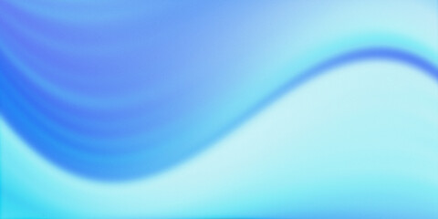 Obraz premium cool blue gradient abstract background with flowing waves and a fluid texture conveys a relaxed, professional, and hygienic impression