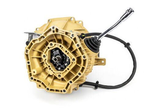 Car differential assembly with steering shaft