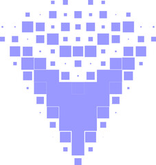 Fototapeta premium Icon Arrow Pixel